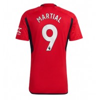 Manchester United Anthony Martial #9 Domáci futbalový dres 2023-24 Krátky Rukáv